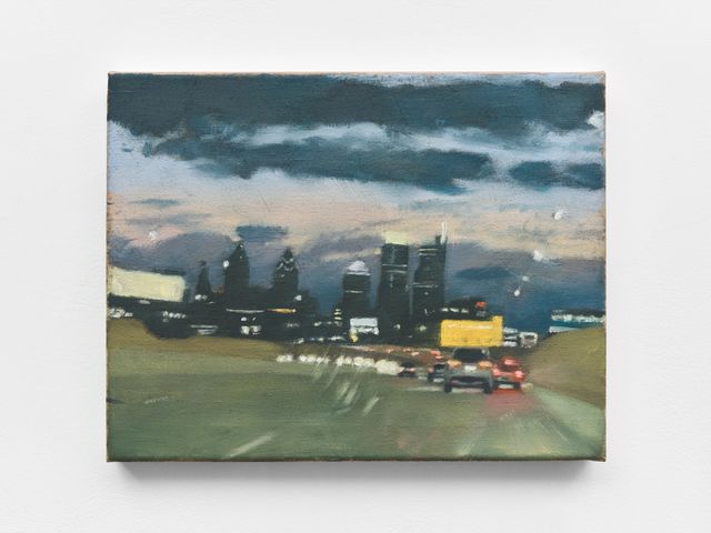 Image of artwork titled "Driving into Philly Again" by Erin Morris