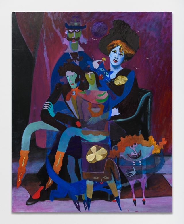 Image of artwork titled "Purple Curtain" by Joshua Petker