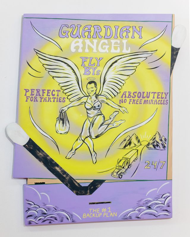 Image of artwork titled "The Guardian Angel Matchbook" by Kelly Breez