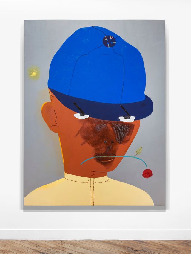 Kenny Rivero, <em>New Hat</em>, 2019. Courtesy the artist and Charles Moffett.

