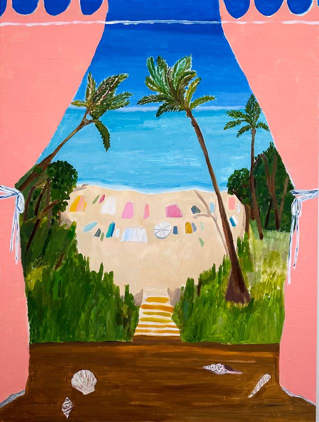 Image of artwork titled "Cabana View" by Polly Shindler