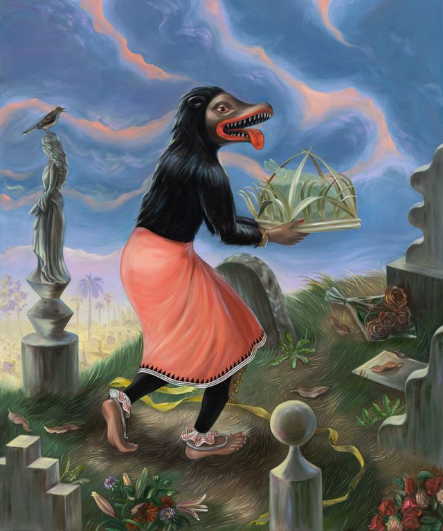 Image of artwork titled "Whistling Through the Graveyard" by Shyama Golden