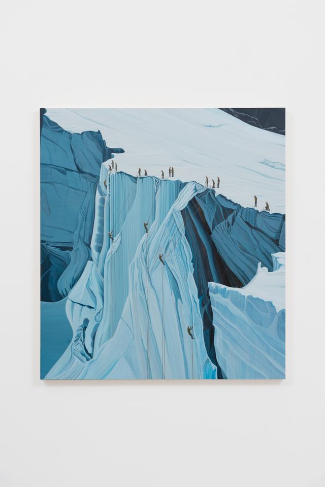 Image of artwork titled "Ice climbers" by Ian Davis