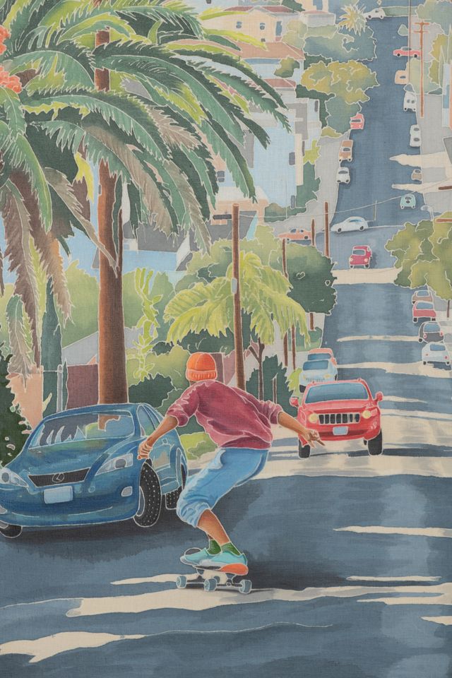 Image of artwork titled "Clifford Street Skaters" by Adam de Boer