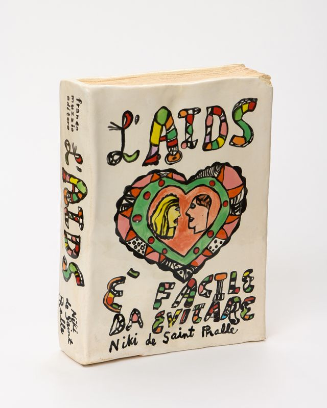 Image of artwork titled "Niki de Saint Phalle l'AIDS" by Seth Bogart