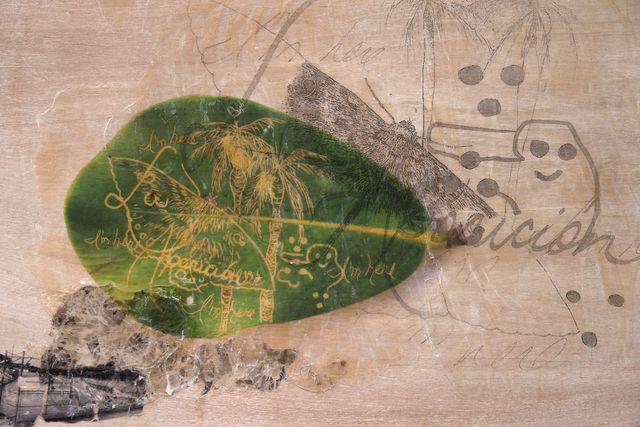 Image of artwork titled "Estoy aquí" by Javier Orfón