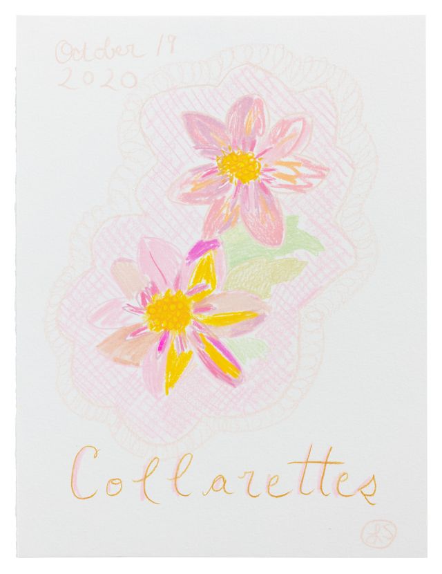 Image of artwork titled "Collarettes (October 19 2020)" by Lily Stockman