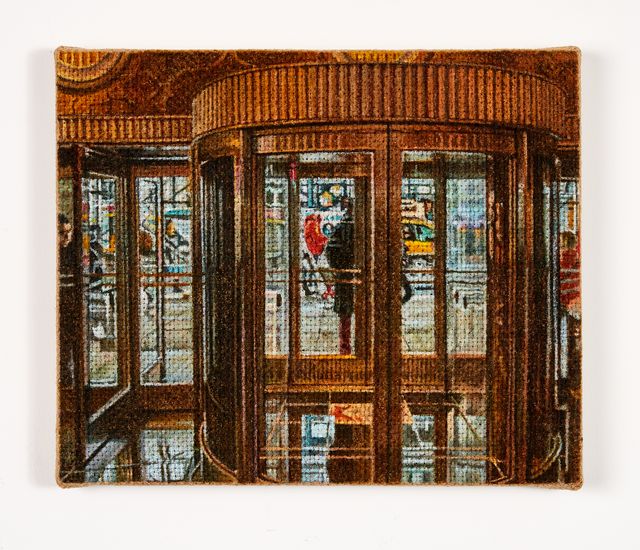 Image of artwork titled "Revolving Doors" by Jennifer J. Lee