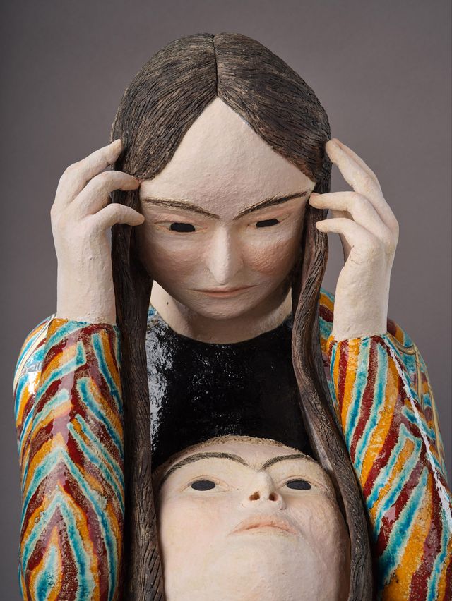 Image of artwork titled "Faces" by Shary Boyle
