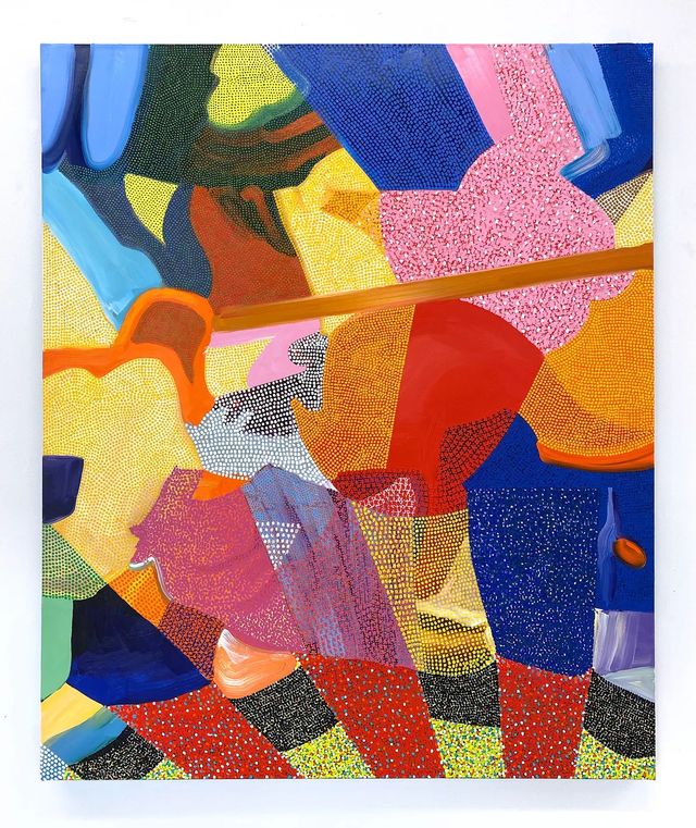 Image of artwork titled "Patterned Parachute" by Heather  Guertin