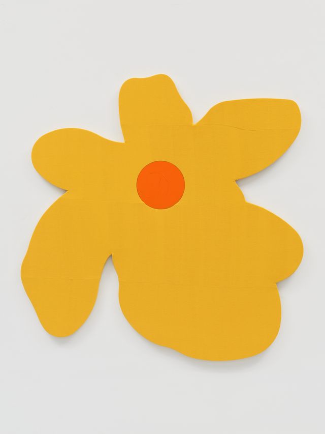 Image of artwork titled "Woman (yellow, orange)" by Ethan Cook