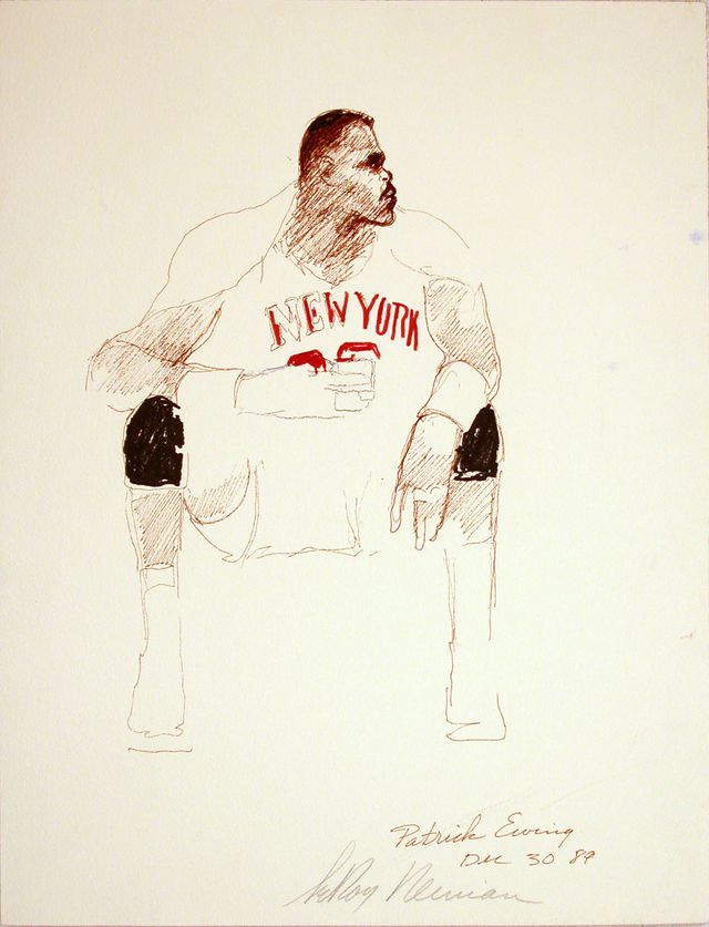 Image of artwork titled "Patrick Ewing" by LeRoy  Neiman