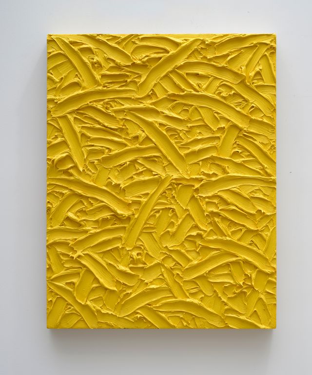 Image of artwork titled "Abstract #141 (Mixed Yellow)" by James Hayward