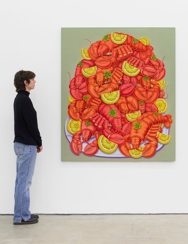 Image of artwork titled "Pile of Lobsters with Lemon and Parsley" by Pedro Pedro