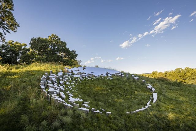 Sarah Sze, Fallen Sky at Storm King Art Center, courtesy of Storm King