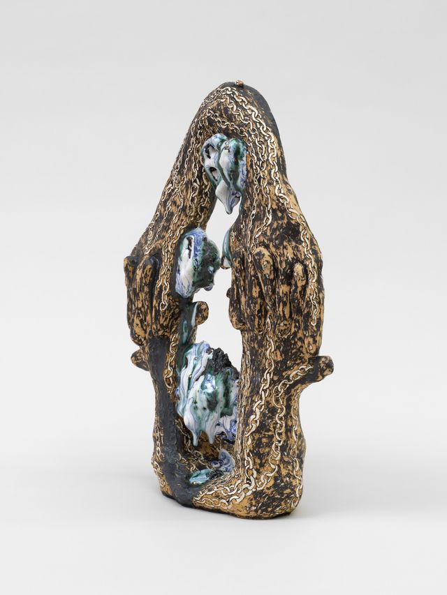 Image of artwork titled "Interlocking Arch (With Bits of Nothing/ Everything, Chains and Necklace) " by Julia Haft-Candell