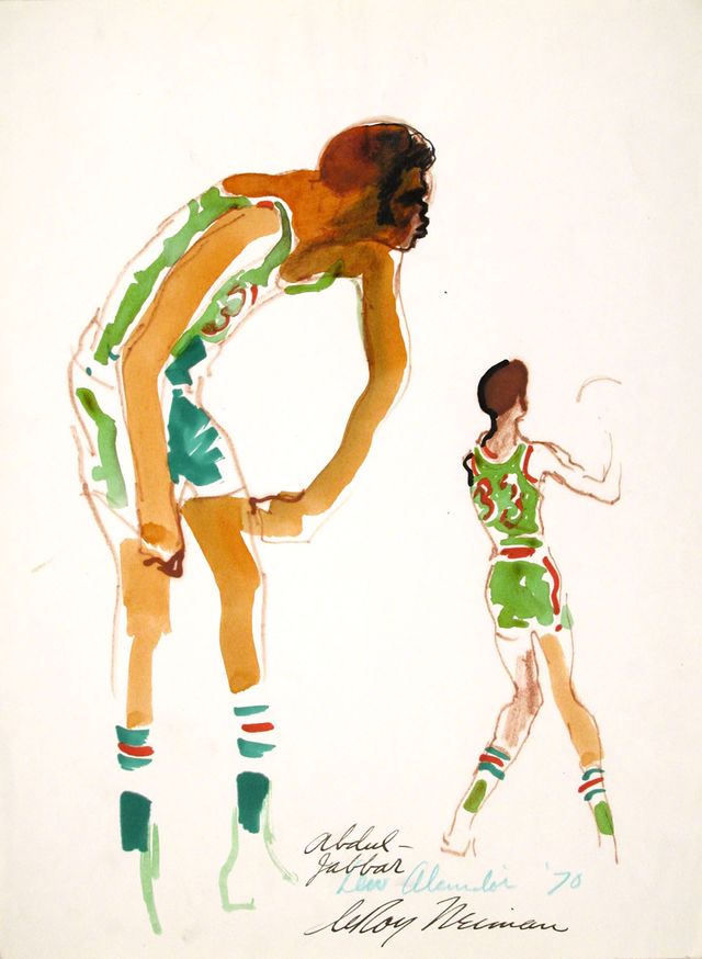 Image of artwork titled "Abdul-Jabbar" by LeRoy  Neiman