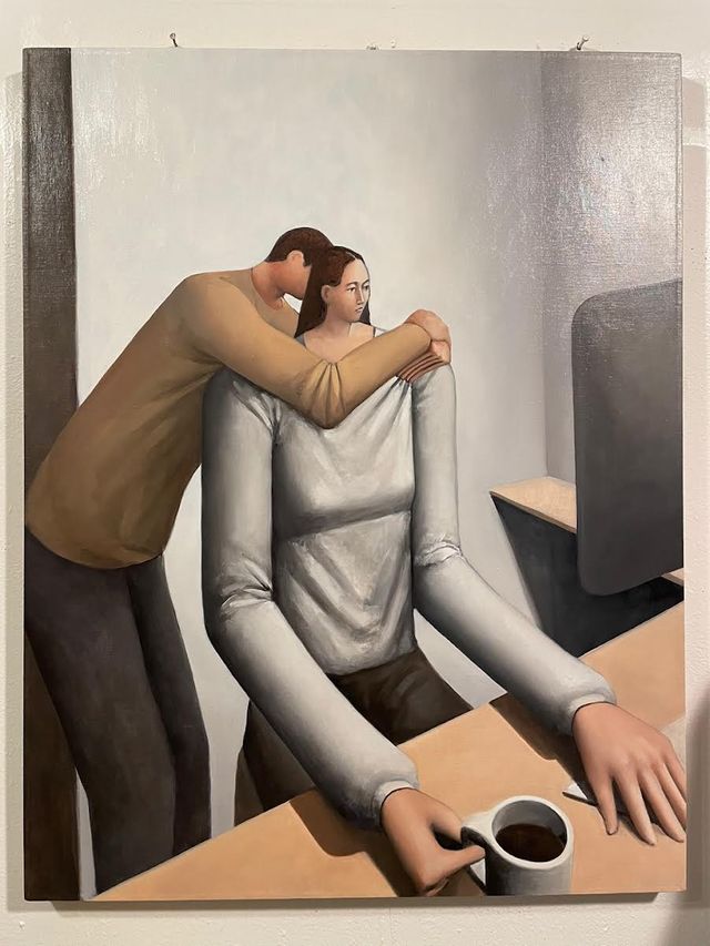 Image of artwork titled "Asking Forgiveness" by Tony Toscani