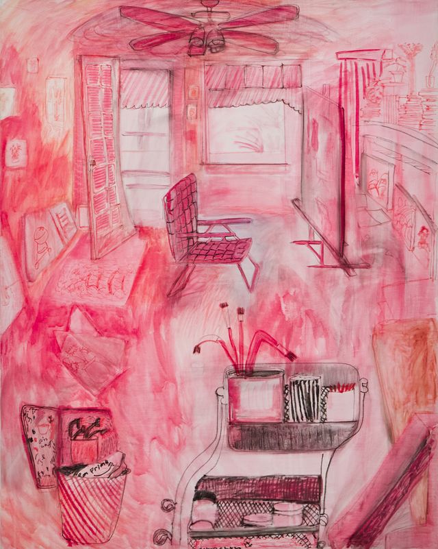 Image of artwork titled "the rose room" by Aaron Maier-Carretero