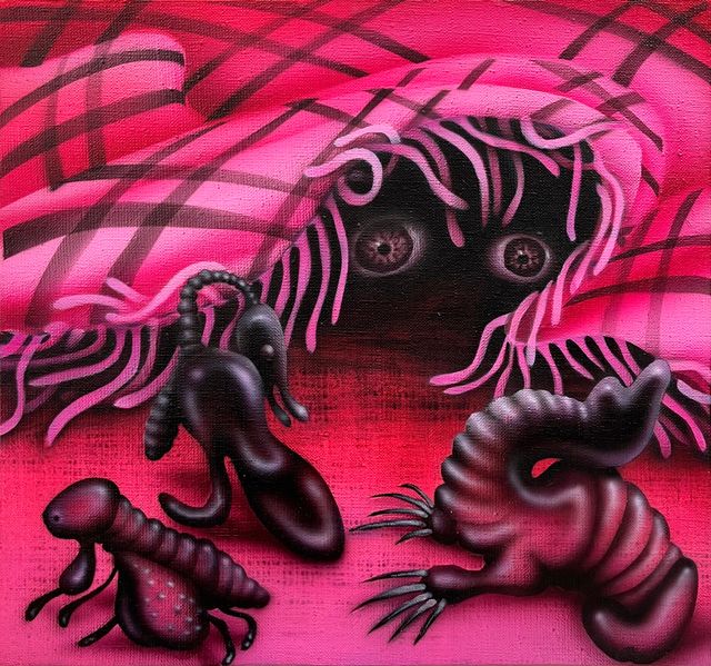 Image of artwork titled "Under a Blanket" by Hanna Krzysztofiak