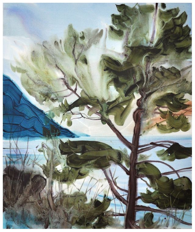 Image of artwork titled "Mot Sorfjorden (Fjord View)" by Lars Korff Lofthus