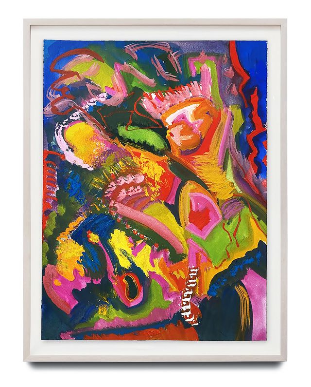 Image of artwork titled "WHEN CONSCIOUS MIND IS IN A JUMBLE, WHAT IS UNCONSCIOUS SAYING, , June 30, 2024" by Bascha Mon