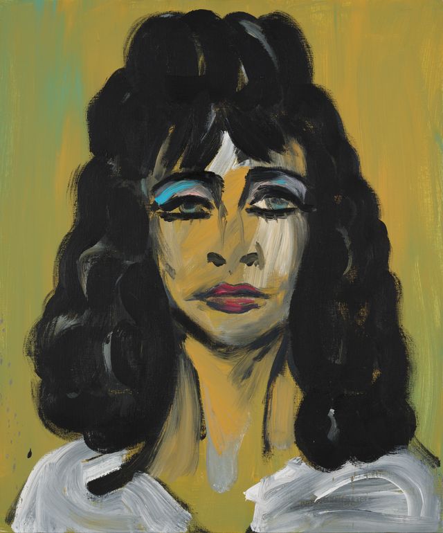 Image of artwork titled "Elisabeth Taylor as Cleopatra" by Karol Radziszewski