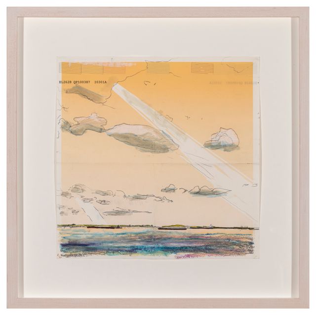 Image of artwork titled "NY Harbor from BAT (Rays)" by Raphael Griswold