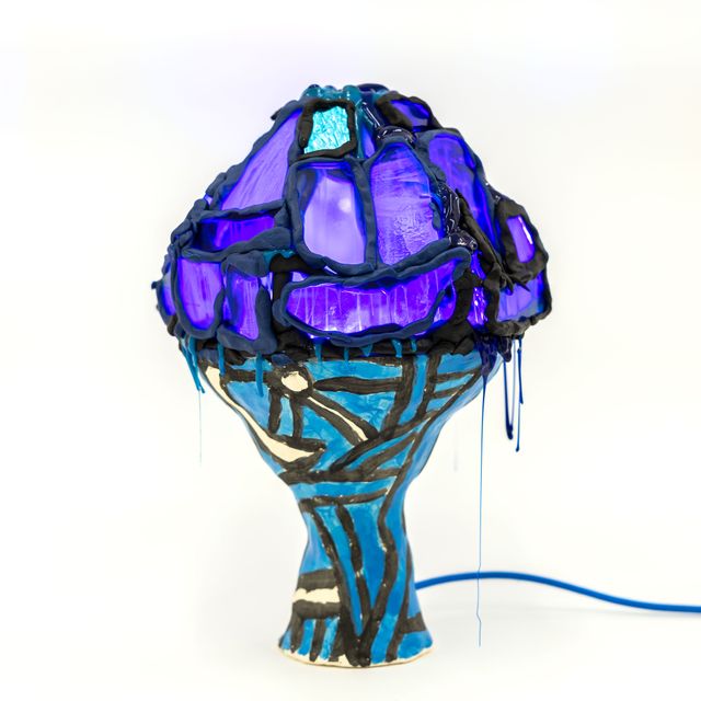 Image of artwork titled "Blue Lamp" by Chris  Lux