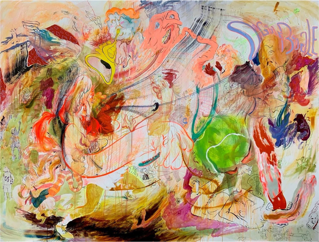 Image of artwork titled ""That Time I Threw up Trying to Play Tennis"" by Susan Kim Alvarez