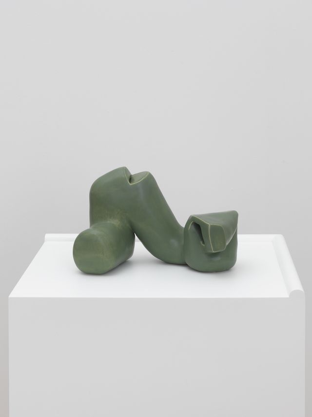 Image of artwork titled "Body Geometry (Light Green with Cavity and Slit)" by Ellie Krakow