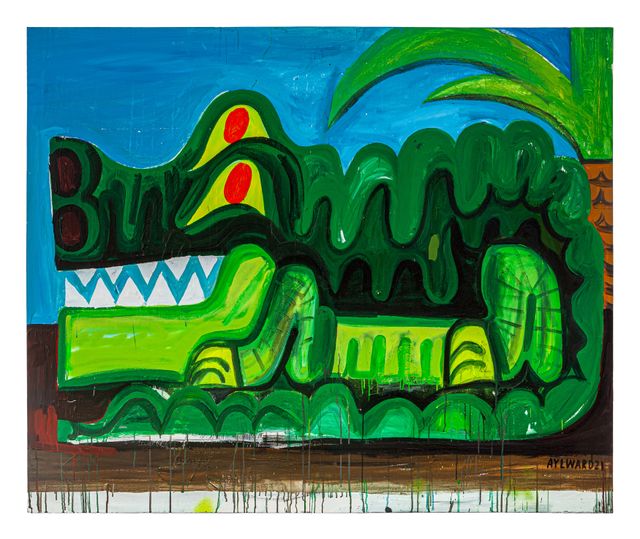 Image of artwork titled "Untitled (gator)" by Derek Aylward