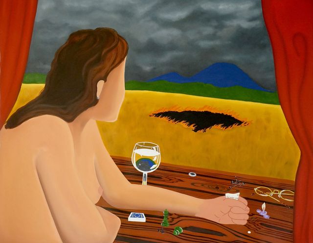 Image of artwork titled "En la película de mi vida" by Andrea Villalón