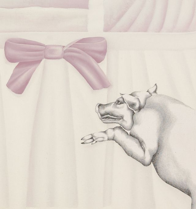 Image of artwork titled "Swine in the Nursery" by Michela Griffo