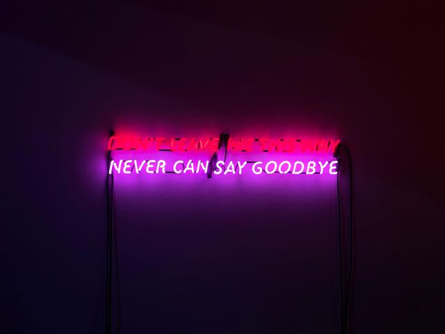 Image of artwork titled "Don’t Leave Me This Way/Never Can Say Goodbye" by Steven Evans