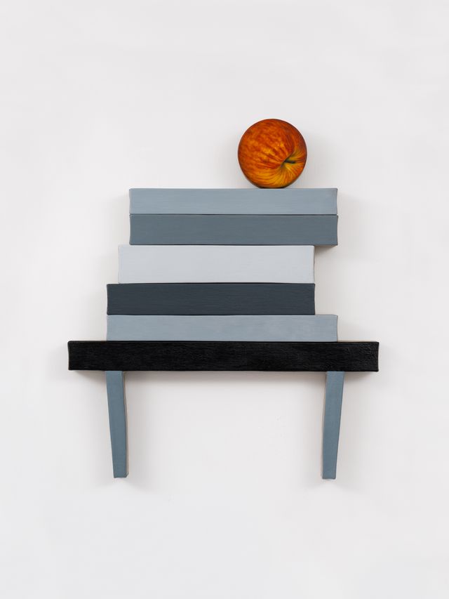 Image of artwork titled "Shelf (Red Apple)" by Marius Steiger