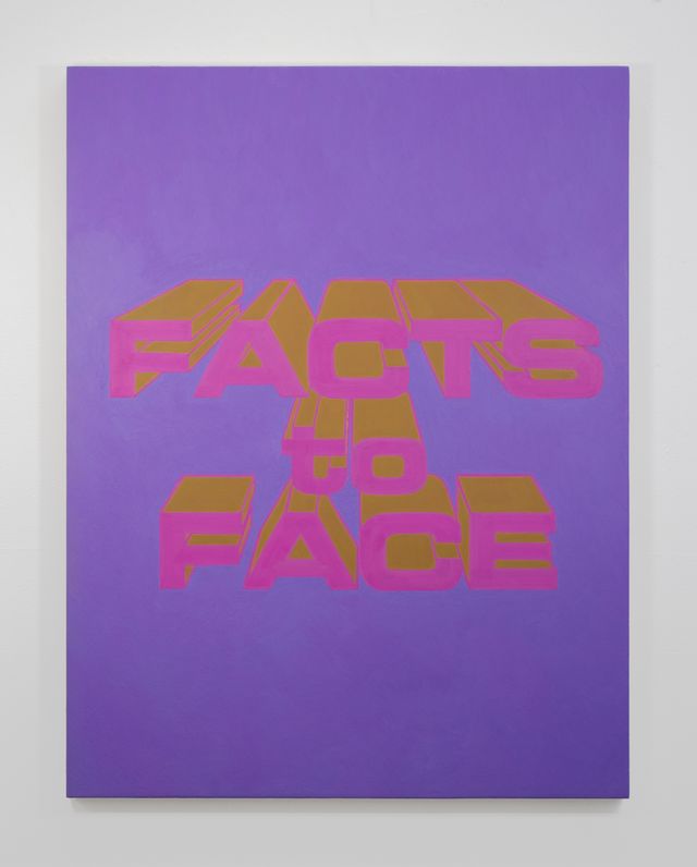 Image of artwork titled "Facts to Face" by Lee Maxey