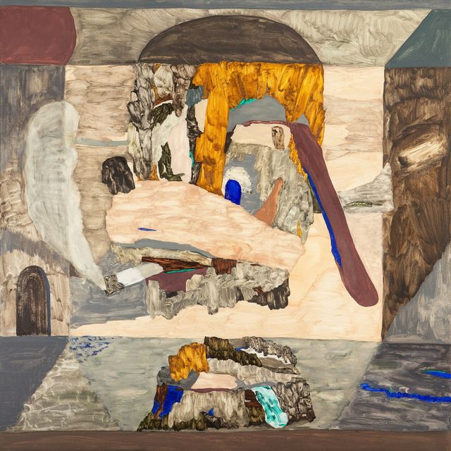 Guðmundur Thoroddsen, “Three Friends,” 2018, Oil on linen, 40.55 x 51.97 inches