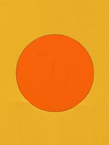 Image of artwork titled "Woman (yellow, orange)" by Ethan Cook