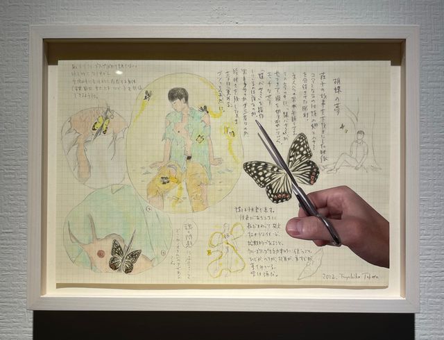 Image of artwork titled "Sketch for The Butterfly Dream #01" by Fuyuhiko Takata