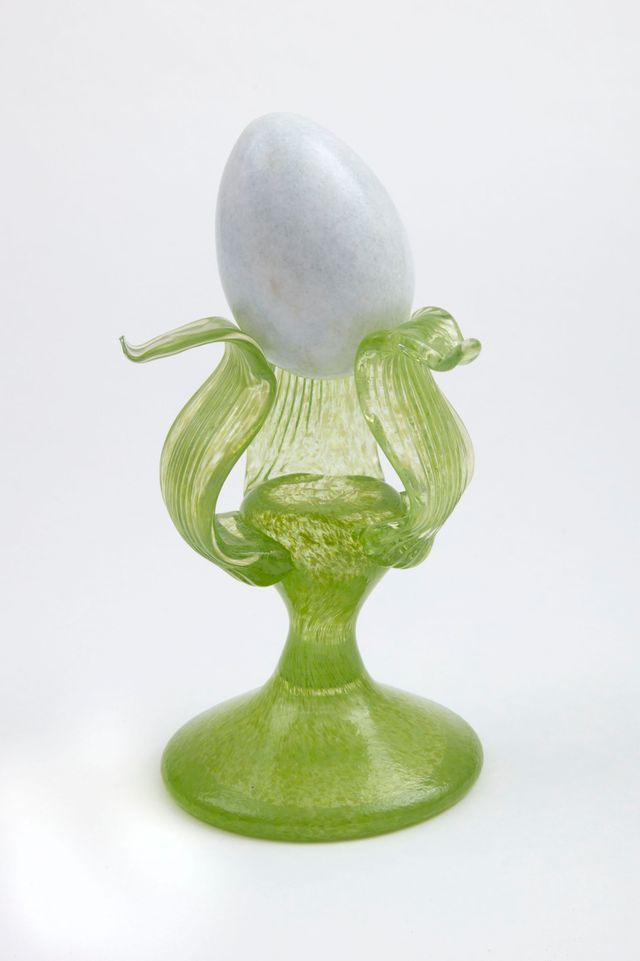 Image of artwork titled "model 2 (egg, cradle)" by Nevine Mahmoud