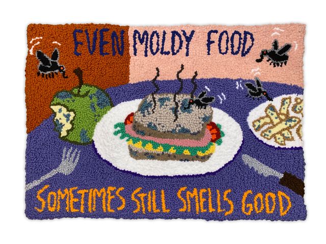 Image of artwork titled "Even moldy food sometimes still smells good" by Megan  Dominescu