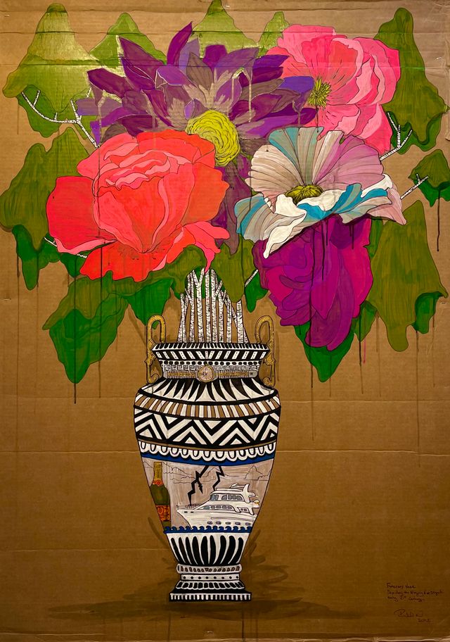 Image of artwork titled ""Funerary Vase Depicting the Allegory of an Oligarch"" by rachel nelson
