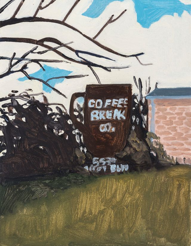 Image of artwork titled "Coffee Break" by Claudia Keep