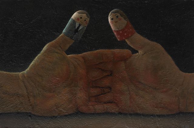 Image of artwork titled "Finger Theatre" by Bingqing Yan