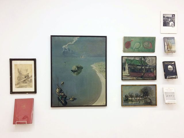 Installation view of <em>Acquired on eBay (and from other surrogate sources</em> at Mitchell Algus Gallery