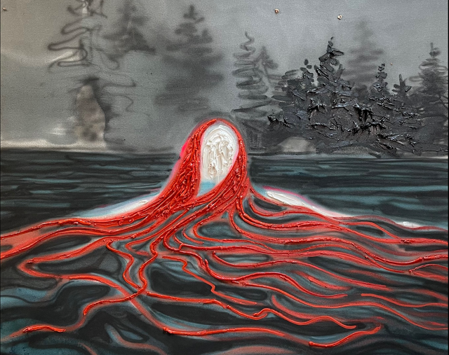 Image of artwork titled "Deluge" by Kim Dorland