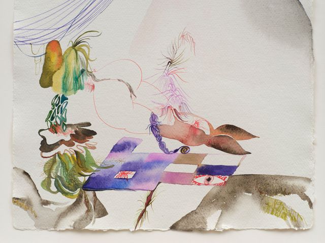 Image of artwork titled "The House of the Weaver: A Ball of Yarn by the Window" by YaYa Yajie Liang