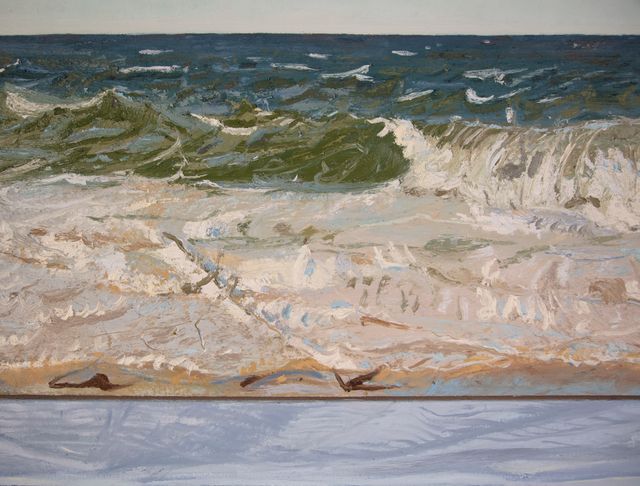 Image of artwork titled "Atlantic Ocean (Race Point)" by Elizabeth Flood